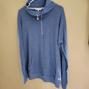 Victoria's Secret VS Angel Wings Zip Up Hoodie Size Medium Blue‎